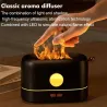 Ultraschall-Luftbefeuchter – Diffusor für ätherische Öle – bunte LED-Flamme