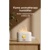 Ultraschall-Luftbefeuchter – Diffusor für ätherische Öle – bunte LED-Flamme