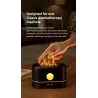 Ultraschall-Luftbefeuchter – Diffusor für ätherische Öle – bunte LED-Flamme