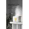 Ultraschall-Luftbefeuchter – Diffusor für ätherische Öle – bunte LED-Flamme