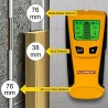 Elektronischer 3-in-1-Bolzenmittelsucher – Metall-/AC-Drahtdetektor