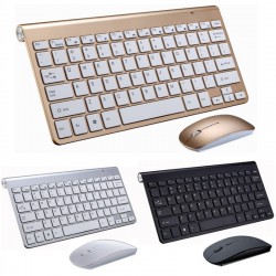 Kabellose Tastatur mit Maus / USB-Empfänger 2,4 G