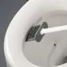 Silicone TPR Toilet Brush and Holder Toilet Bowl Brush with Holder Set Wall Hanging Toilet Brush Silicone Bristles for FloorHome