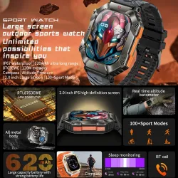 KR80 Smartwatch – Android/IOS – Fitness-Tracker – Herzmonitor – IP67 – Aktivitäts-Tracker