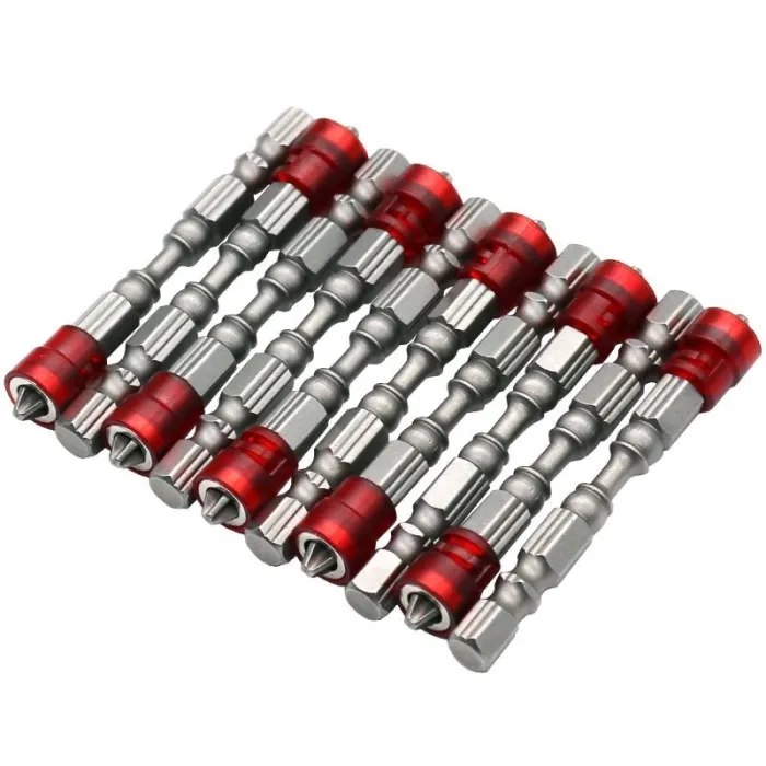 65 mm PH2 magnetische Bits, Sechskantschaft-Schraubendreher-Bits – 10 Stück