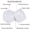 Silicone ear plugs - 8/16 pieces with boxSleeping