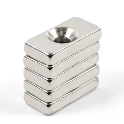 N35 Neodym Magnetblock mit 4mm Loch 20*10*4mm 10 Stück