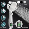 Smart 4Mode Instelbare Led Digitale Temperatuur Display Douchekop Hoge Druk Handheld Badkamer Waterbesparende DouchekopHome