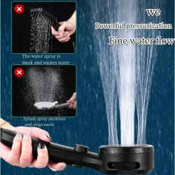 Smart 4Mode Instelbare Led Digitale Temperatuur Display Douchekop Hoge Druk Handheld Badkamer Waterbesparende DouchekopHome