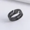 Stainless steel ring for men and women - trendy designRings