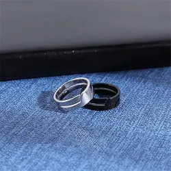 Edelstahlring für Damen und Herren – trendiges Design