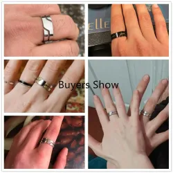 Edelstahlring für Damen und Herren – trendiges Design