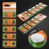 AG10 189 LR54 155V SR54 389 189 LR1130 Zelle Knopfzelle Alkaline Batterie 10 Stück