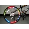 Bicycle wheel rim reflective stickerLights