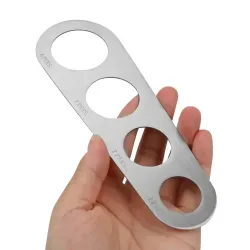 Stainless steel 4-hole spaghetti measurer - perfect pasta portion toolTools