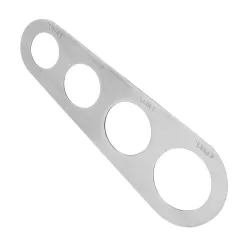 4 Holes Spaghetti Measurer Stainless Steel Kitchen Accessories 1Pcs Pasta Noodle Measure