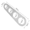 Stainless steel 4-hole spaghetti measurer - perfect pasta portion toolTools