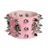 Non-Conformist Leather Bracelet Street Dance Performance Ghost Head Couple's Holiday Gift Wristband Punk Style Jewelry
