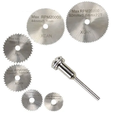 Circular saw blades & mandrel cutting discs drill 6 piecesBits & drills