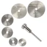 Circular saw blades & mandrel cutting discs drill 6 piecesBits & drills