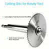 10PCS HSS Cutting Saw Blades 1/4" Hex Shank, DIY Rotary Cutting Discs for Metal Wood Plastic, Durable Tool Accessories