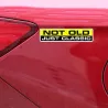 NOT OLD JUST CLASSIC - car sticker 15.2CM * 3.3CMStickers