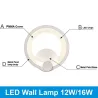 12W 16W LED Moderne Wandmontierte Licht Lampe