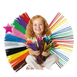 Material chenille - Kinder Bildungsspielzeug - bunte Rohre 100 Stück