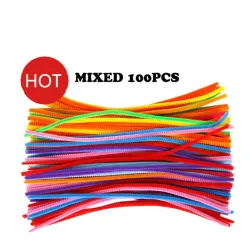Material chenille - children educational toy - colorful pipes 100 piecesToys
