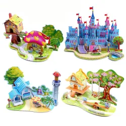 3D DIY Papier Puzzle - Puzzle - Baby Bildungsspielzeug