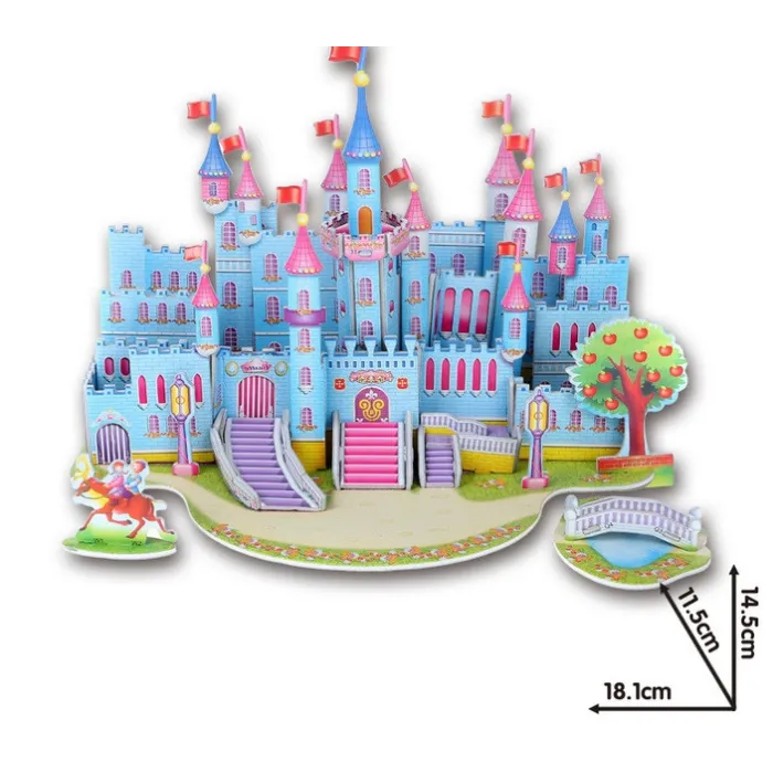 3D DIY Papier Puzzle - Puzzle - Baby Bildungsspielzeug