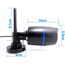 720P HD Wi-Fi Outdoor wasserdicht Infrarot CCTV Sicherheitskamera