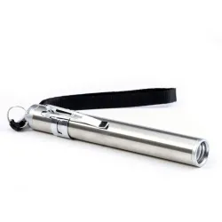 Round moon shape light - aluminium alloy - mini LED flashlight - torchTorches