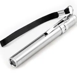 Round moon shape light - aluminium alloy - mini LED flashlight - torchTorches