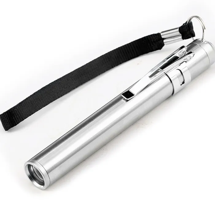 Round moon shape light - aluminium alloy - mini LED flashlight - torchTorches