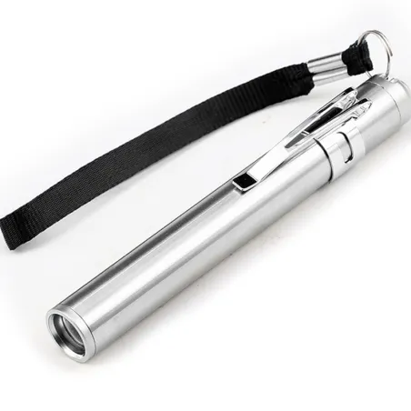 Round moon shape light - aluminium alloy - mini LED flashlight - torchTorches