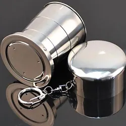Mini Stainless Steel Portable Travel Telescopic Folding Cup 75mlOutdoor & Camping