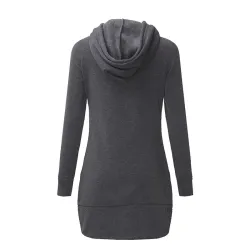 Minikleid mit Kapuze - Pullover