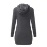 Minikleid mit Kapuze - Pullover