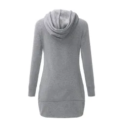 Minikleid mit Kapuze - Pullover