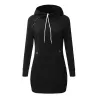 Mini dress with hood - sweaterDresses