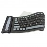 Flexibles Silikon - faltbar - kabellos - 107-Tasten Tastatur - Russisch - Qwerty