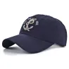 Baseballkappe mit Anker - Baumwolle - verstellbar - unisex
