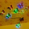 Colorful Artificial Butterfly LED Night Light Lamp Wall StickerWall lights