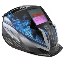 Blue Fire Solar Maske Auto-Darken Schweißhelm