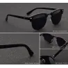 Klassische Halbmetall polarisierte Sonnenbrille Unisex