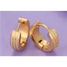 Rund Gold Hoops Ohrringe