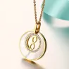 Round Pearl & Gold Schmuck Set