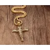 Vintage Crucifix Pendant Stainless NecklaceNecklaces