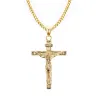 Vintage Crucifix Pendant Stainless NecklaceNecklaces